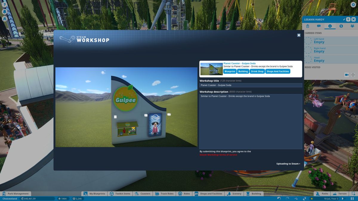 Planet Coaster screenshot 2 for Xbox Series X